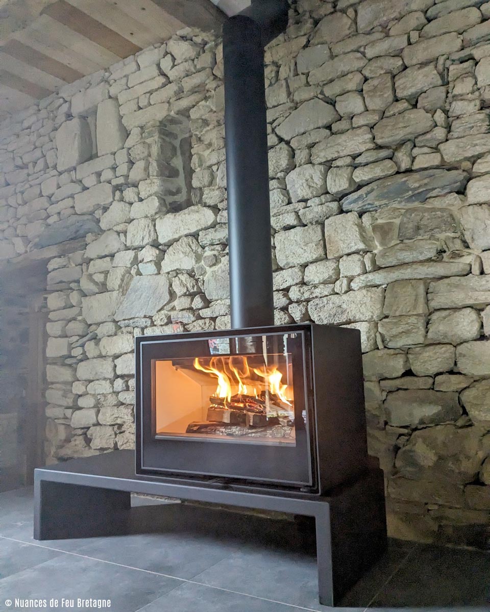 Ventilateur de cheminée et de poêle à bois Swing